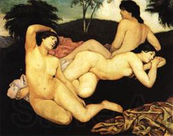 Emile Bernard After the Bath Germany oil painting art